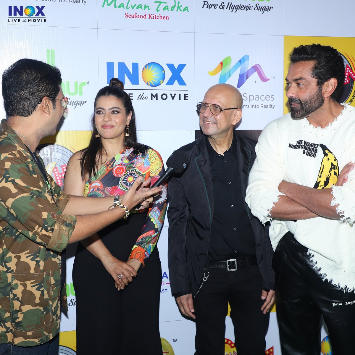 INOXMovies's tweet photo. Hosting the special screening for #25YearsOfGupt at the iconic #MetroINOX was indeed an honour for us. Having @thedeol & @itsKajolD with us made the moment truly one to cherish.
Thank you @RadioNashaIndia @rotalks https://t.co/RiVZeDmSDe