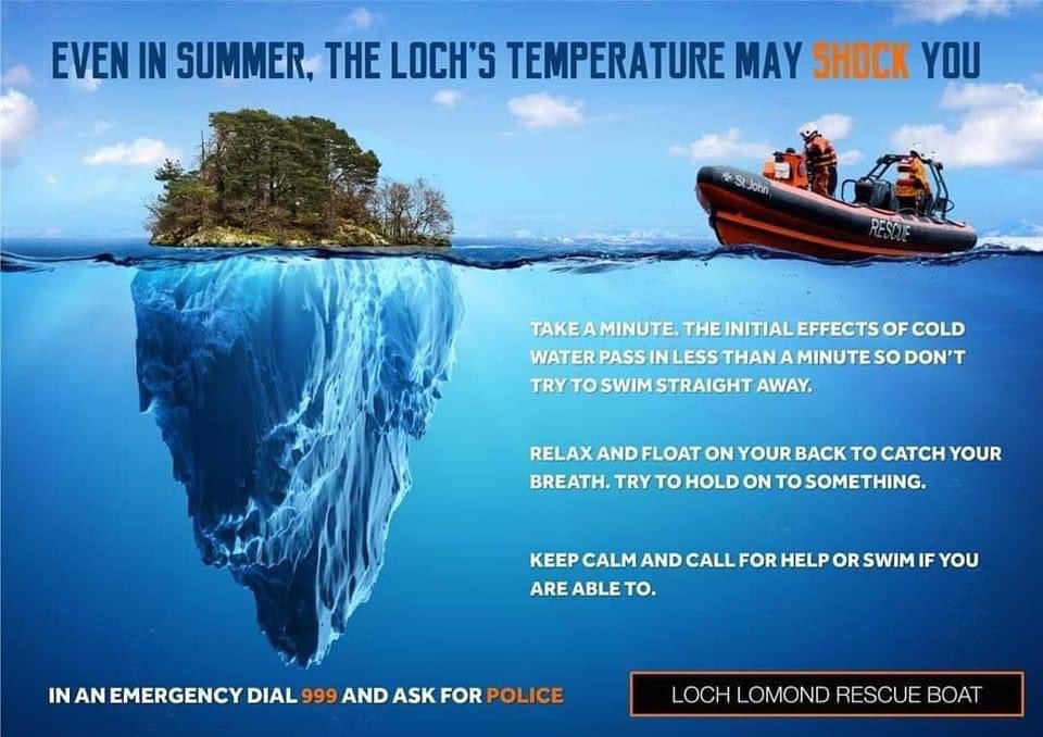 The Loch May look pretty, but it can be deadly. #staysafe #savelochlomond #lochlomond #scotland #scottishlochs