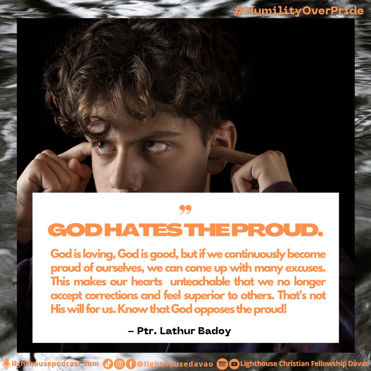 lighthousedavao's tweet image. God detests pride because of the utter destruction that it causes. Our relationship with God and other people can be ruined by pride. Decide to seek God with a humble heart!

#HumilityOverPride
#DetectingandDefeatingPride