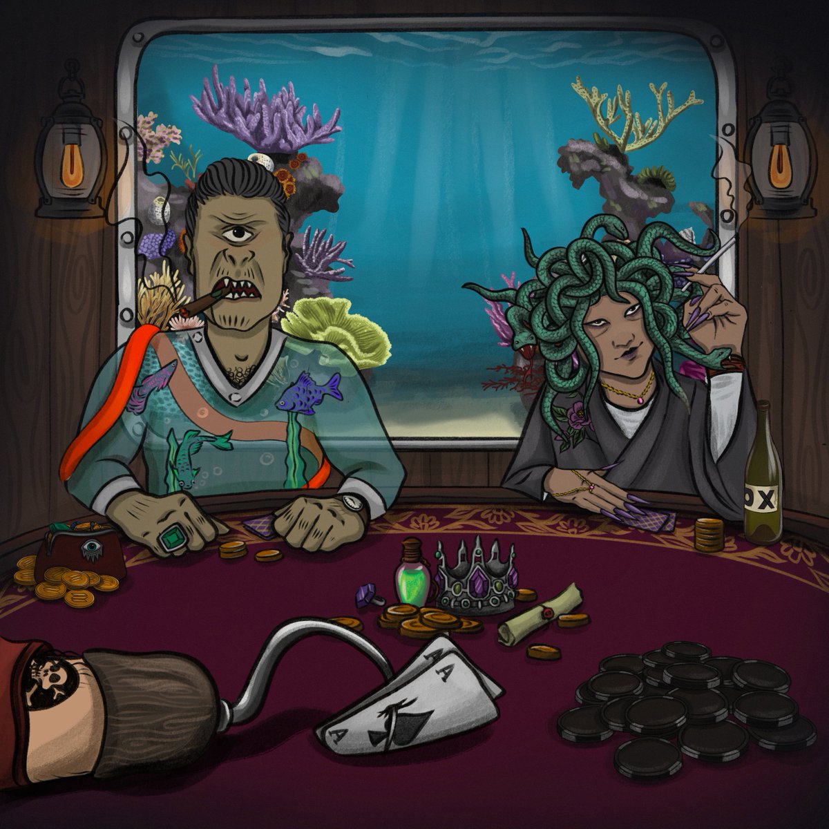 solanavegasclvb's tweet photo. Never look into Medusa's eyes when you play poker 👀

Any interaction, ladies and gentlemen 🎲 https://t.co/mnrkAvWg90