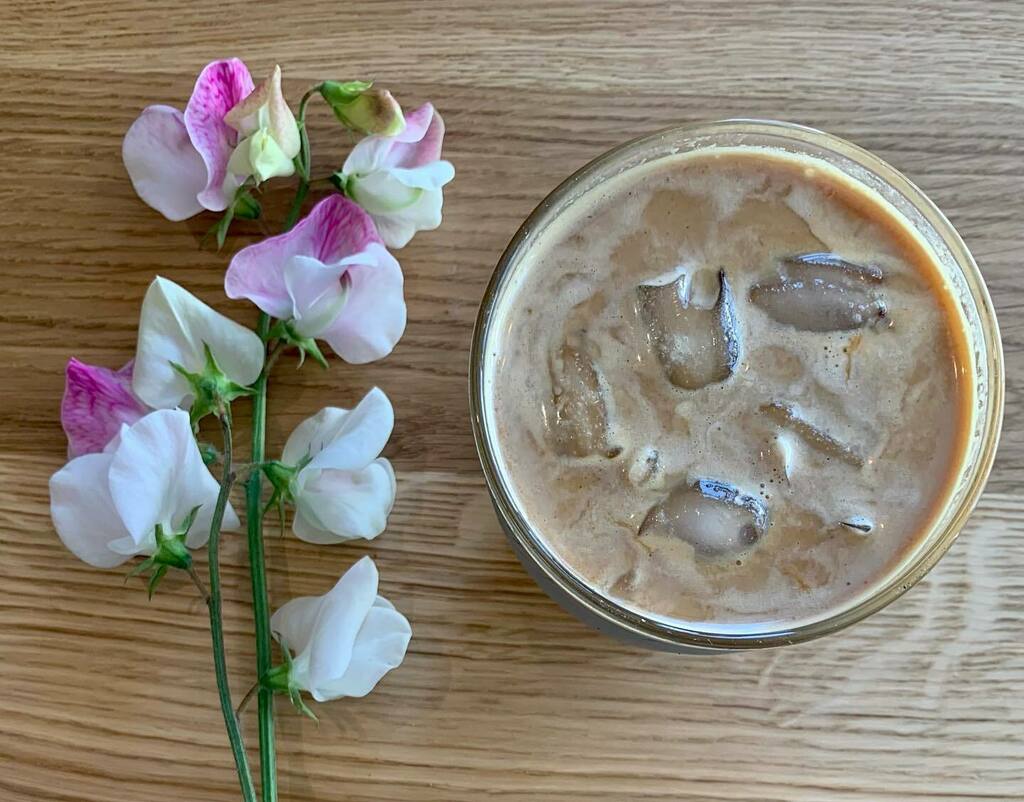 thecopperspoon's tweet photo. Cool down with an iced vanilla latte ❄️☕️🧊
.
.
.
#homemadesyrup #vanillaicedlatte #icedlatte #icedvanillalatte #marazion #sweetpeas #sweetpeas https://t.co/MCdyc6dD2f https://t.co/I6OlaqASgx