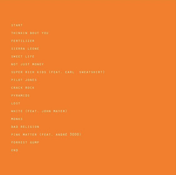 XXL's tweet image. 10 years ago today, Frank Ocean dropped Channel Orange 

What’s your top three on here?