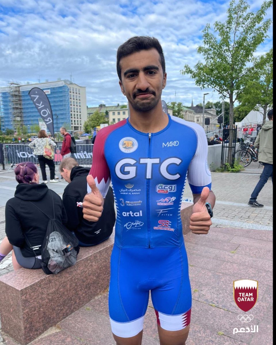 qatar_olympic's tweet photo. بطلنا للترايثلون تميم جمال الكواري يحقق المركز الثالث ورقم قطري جديد في بطولة الرجل الحديدي 70.3 في السويد
🇶🇦💪
#كلنا_الأدعم https://t.co/dTpj0JVA1r