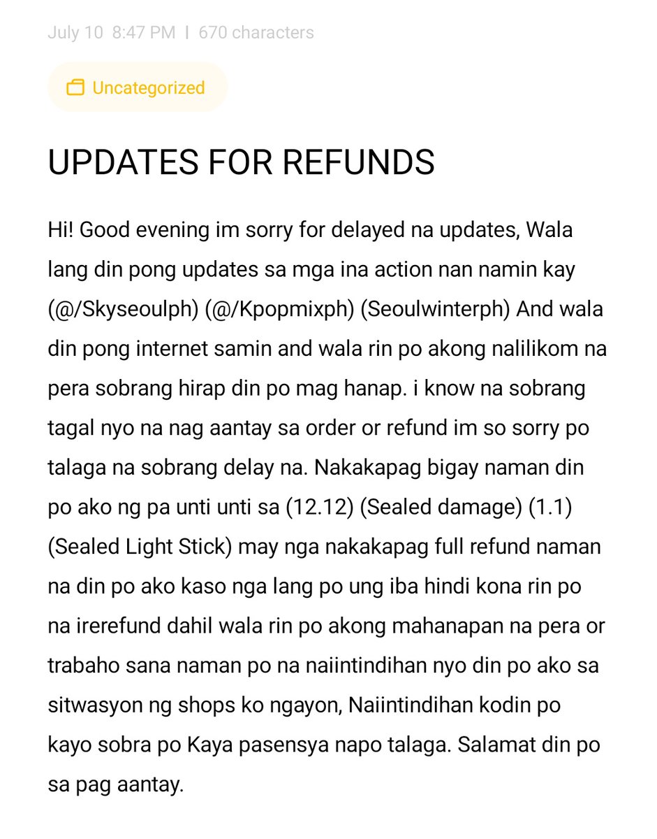 Maes_Shop's tweet photo. #Maes_update Tomorrow narin po ako mag sagot ng mga dms nyo po. Salamat🤍 https://t.co/tPXSGXnb8M