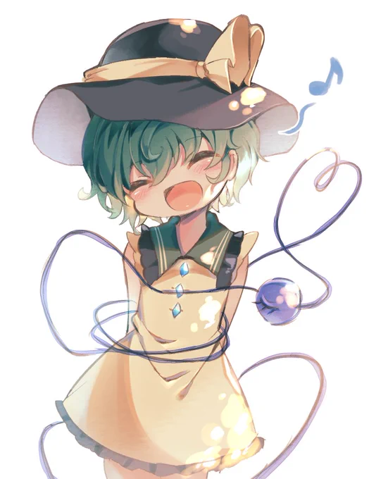 髪切ってごきげんなロリこいし 