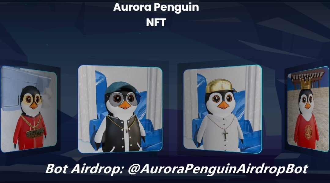 New #airdrop: Aurora Penguin (Bot)
Reward: 15 TRX
News: Korean project
Distribution date: July 30th

🔗Airdrop Link: t.me/AuroraPenguinA…