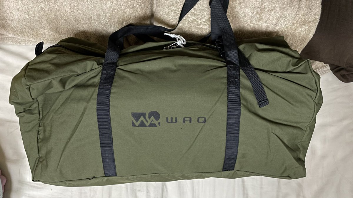 mimuBAR's tweet photo. WAQ Alpha TC/DX OLIVE到着!
早く張りたいやん🏕
https://t.co/6MZtYCijVB
#WAQ #alphatcdx #新幕
#waqわくギア https://t.co/uZ6ZQ75jY3