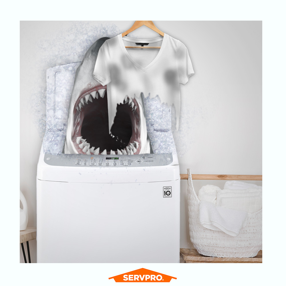 Servpro11024's tweet photo. Never wash smoke-damaged clothing yourself. This can set the smoke odors or stains and ruin them. Smoke-damaged clothing should quickly be taken to the dry cleaner.

If you experience fire damage, call the cleaning and restoration pros at SERVPRO. https://t.co/ysT6wczs3n
