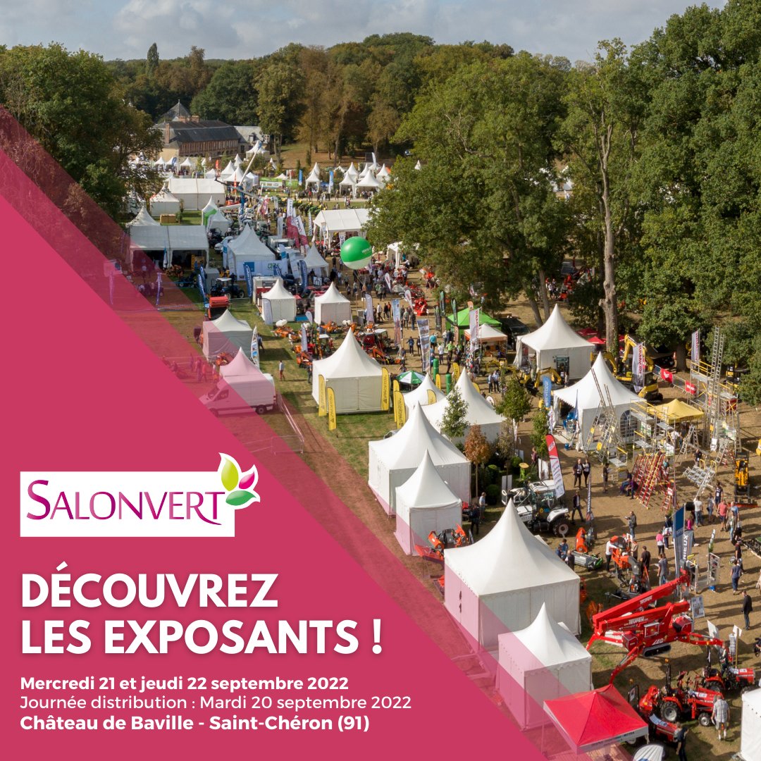 Tous les professionnels  des espaces verts et du paysage se donnent rendez-vous sur Salonvert !
📢 Découvrez la liste complète des marques exposantes par ici 👉 salonvert.com/les-exposants-…