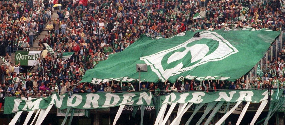RetroSVW's tweet photo. "IM NORDEN DIE NR.1" #Werder 12.06.1999 https://t.co/KMvaa054rA
