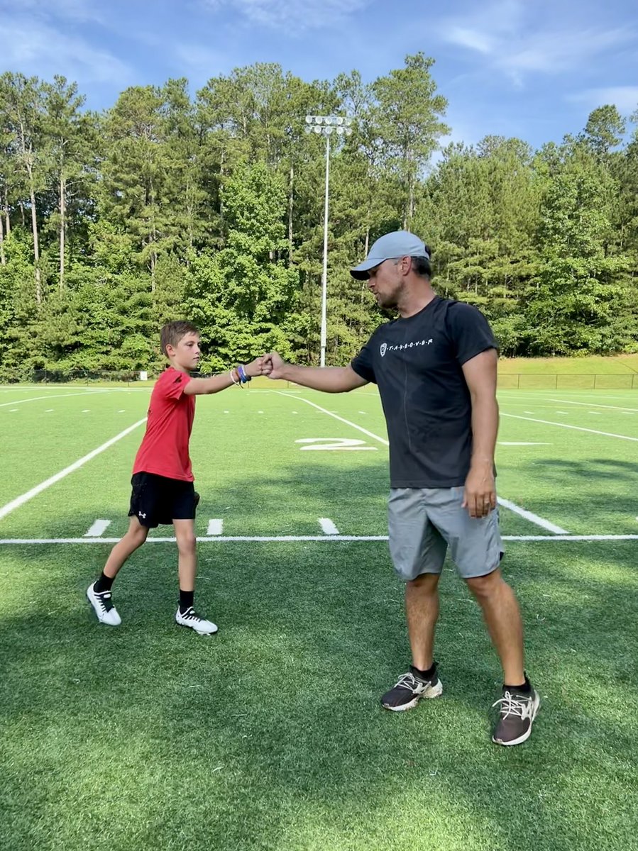 I just returned home from a great few days. I had so much fun competing in <a href="/NFA_Coach/">NFA Quarterback Academy</a>  #TheDuel, &amp; winning Top Shot for 7th grade. Thank you <a href="/DarinSlack/">Darin Slack</a> <a href="/qbslack12/">Michael Slack</a> <a href="/jcboice/">JC Boice</a> for inviting me back this year, &amp; putting on a great event. Thank you <a href="/QBCoachMcEvoy/">Sean McEvoy</a> for helping me prep!
