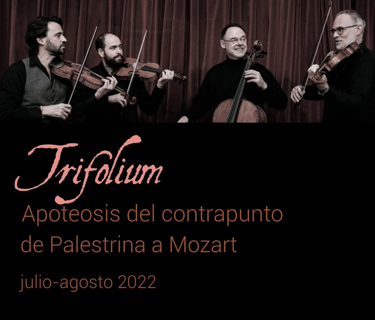 Este fin de semana comienza  nuestra andadura por la historia del contrapunto. 9 y 10 de julio en Guadarrama y Chapinería <a href="/CulturaCMadrid/">Cultura▪️Comunidad de Madrid</a> 12, 13 y 14 de agosto en <a href="/Festival_FeMAP/">FeMAP</a>. No os lo perdáis!
<a href="/_pepemompean/">Pepe Mompeán</a> 
<a href="/Scherzo_es/">Scherzo</a> 
<a href="/RevistaRITMO/">RITMO</a> 
<a href="/cndm_inaem/">CNDM</a>