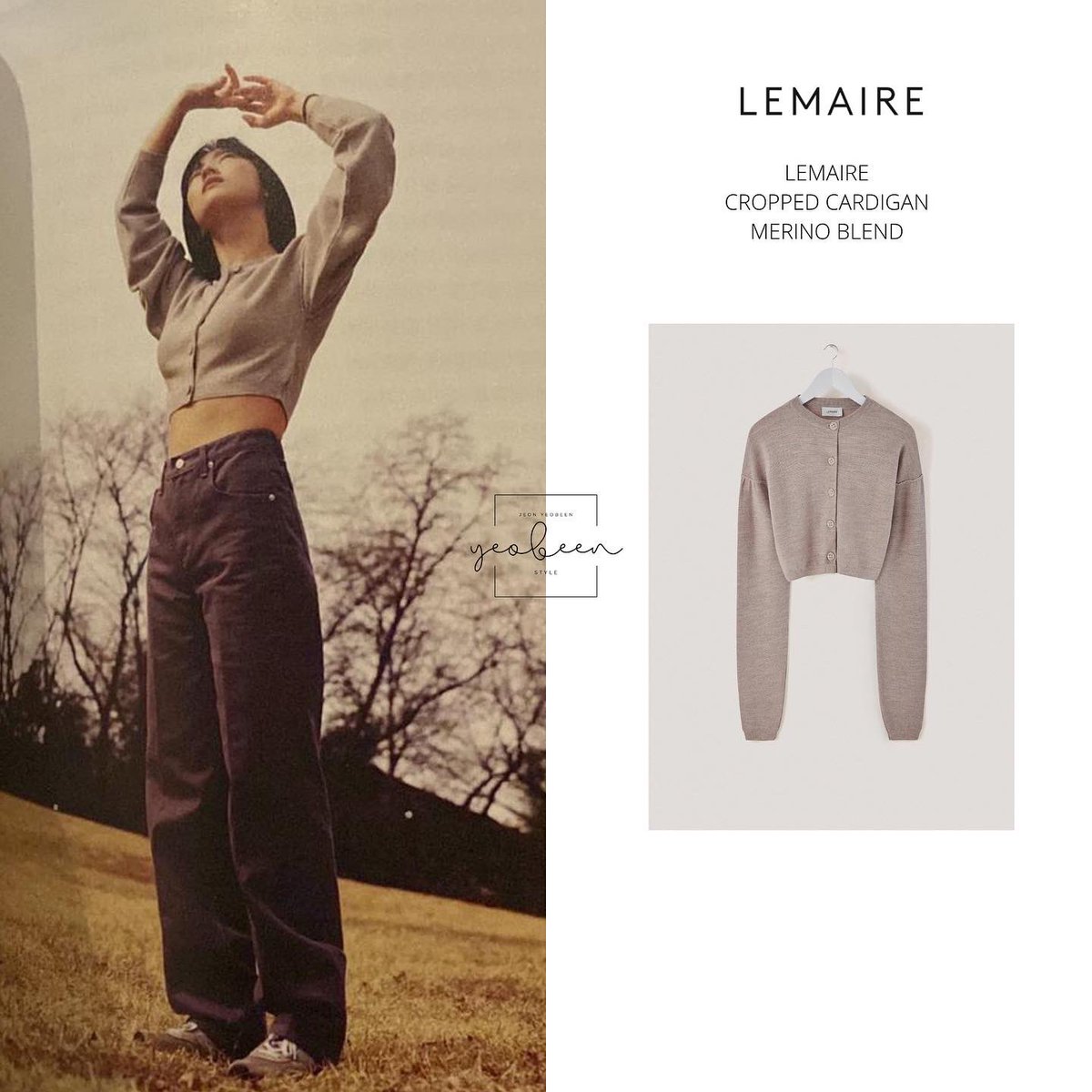 yeobeenstyle's tweet photo. 2022 | MUJU FILM FESTIVAL: Jeon Yeobeen Next Actor book and video
💫 LEMAIRE
🧥 Cropped Cardigan Merino Blend 
🏷 276€ 
🔗: https://t.co/MygzvW4FZy
📱: https://t.co/ojCFQkCCA3

#jeonyeobeen #전여빈 #jeonyebeenstyle #전여빈스타일 https://t.co/hO1doxZf7f