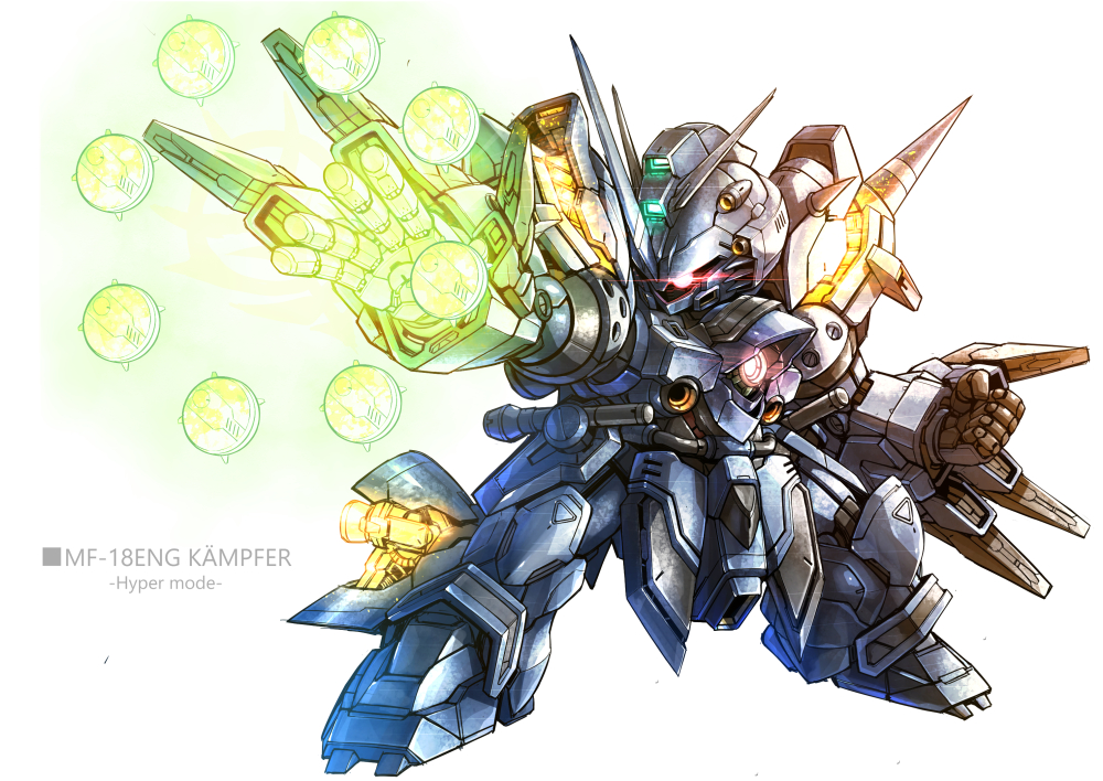 mecha robot no humans chibi glowing open hand solo  illustration images