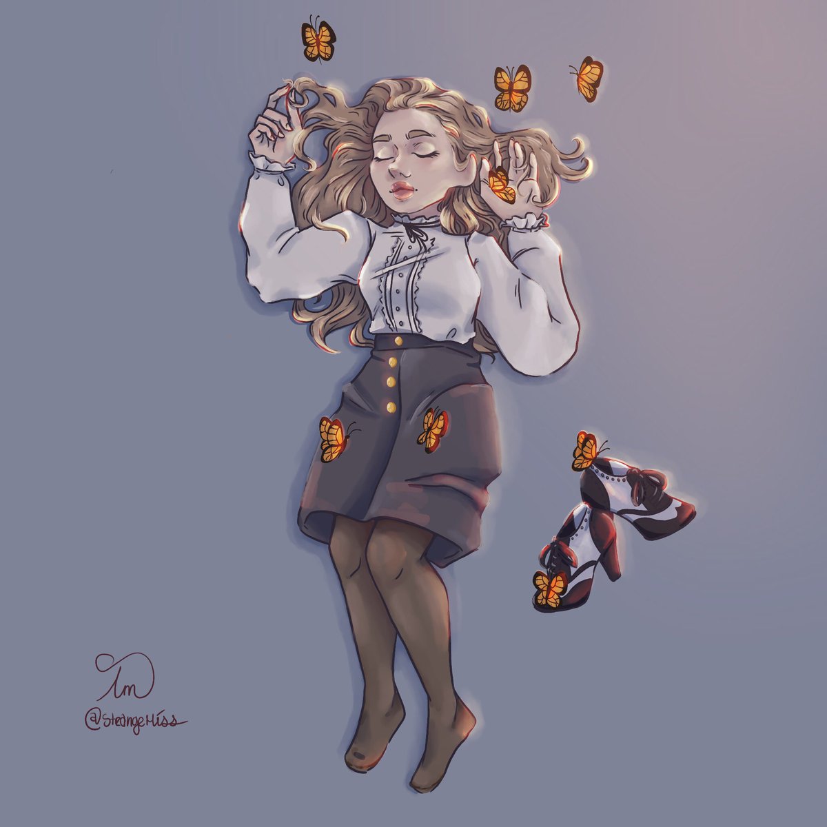 StrangeMiss_'s tweet photo. I’m so proud of this one #artwork #butterfly #SundayShare https://t.co/mLmuMm8T0c