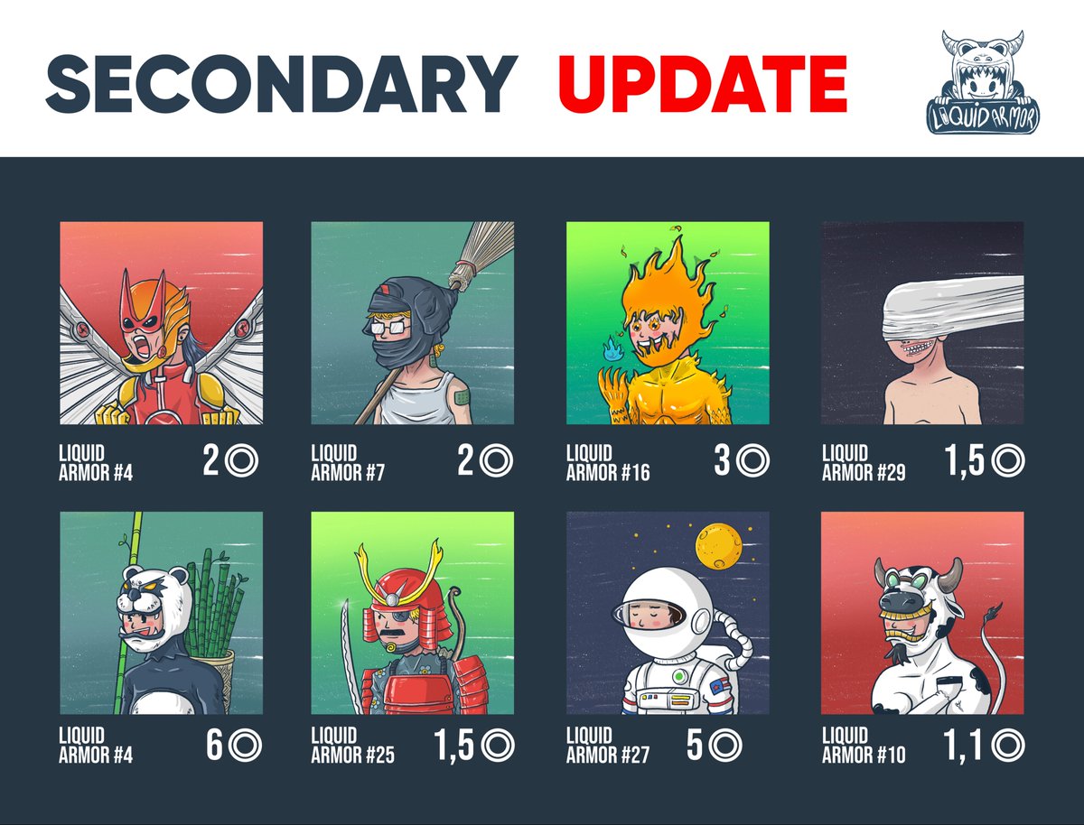 EdwanEka's tweet photo. 🔥SECONDARY UPDATE 🔥
Liquid Armor PFP 1/1 On FormFunction Marketplace
🔗https://t.co/PtGmgzef2H…
#liquidarmor #solana #formfunction #pfp #nft #NFT #nftindonesia
@formfunction @solana https://t.co/vIX1IwKiht