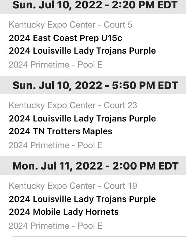LouLadyTrojans's tweet photo. It’s GAME DAY! Day 1 of @BattleintheBoro Let’s go Lady Trojans! #FAMILY #RIPCoachChuck #LLT #ForMichelle #LouisvilleLadyTrojans https://t.co/Eft5SNSNCI