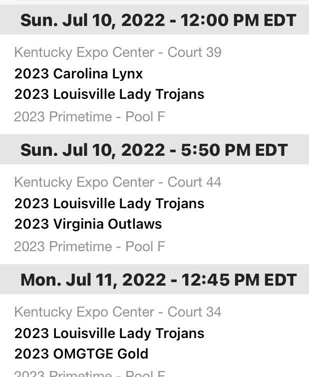 LouLadyTrojans's tweet photo. It’s GAME DAY! Day 1 of @BattleintheBoro Let’s go Lady Trojans! #FAMILY #RIPCoachChuck #LLT #ForMichelle #LouisvilleLadyTrojans https://t.co/Eft5SNSNCI