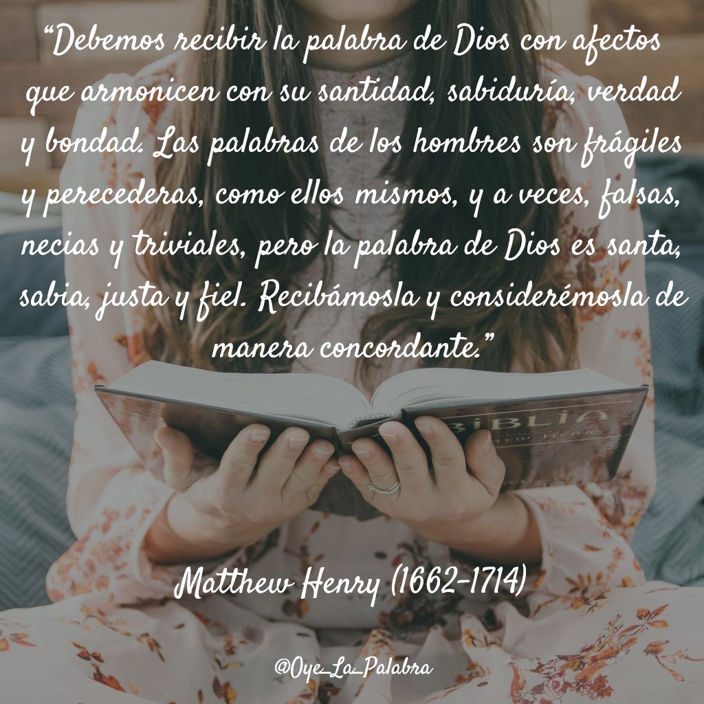 Oye la Palabra de Dios on Twitter: Oye la Palabra de Dios on Twitter: