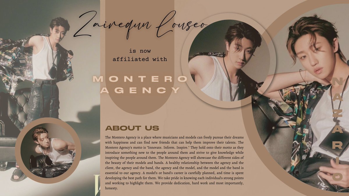 ㅤ

         SNS UPDATE   ———  LOUSEO 
         21:43   PM   ͏͏͏͏͏͏  ╱    O7. 1O. 2O22
    𓄲  now a model at montero agency .ᐟ
ㅤ