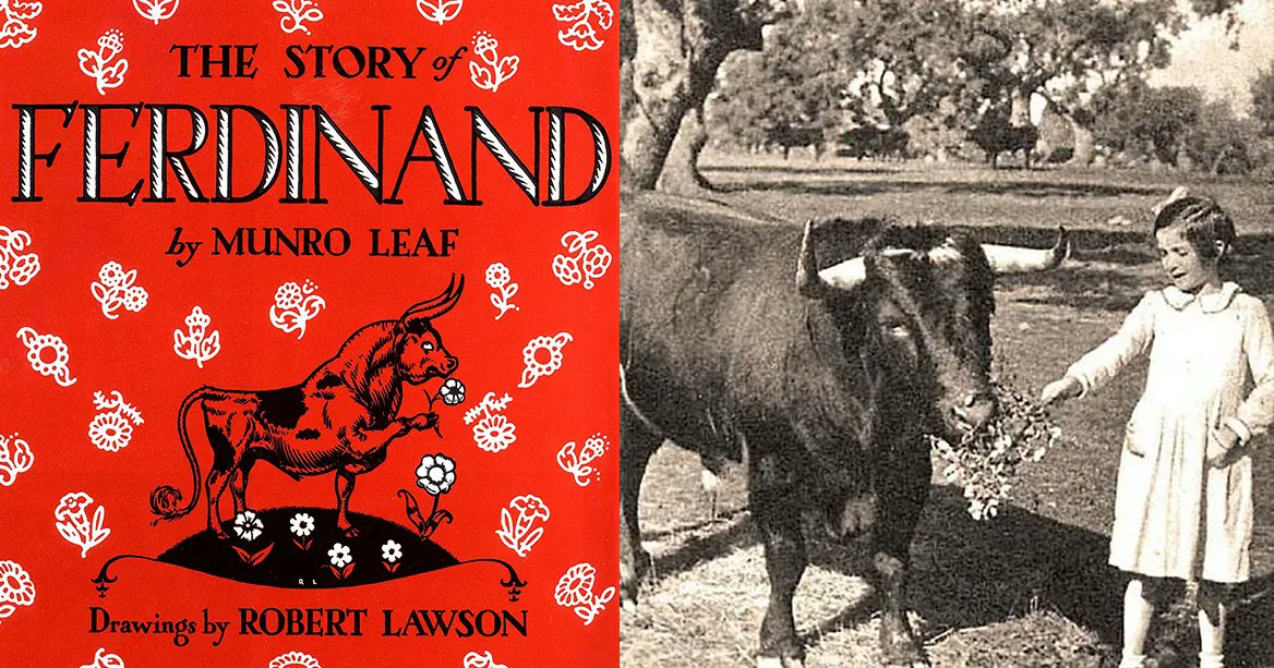 The bittersweet story of the real-life Spanish Civil War bull that inspired one of the most beloved children's* books of all time and its larger invitation, so needed in our present world themarginalian.org/2022/07/09/fer…

*All great children's books are miniature works of philosophy.