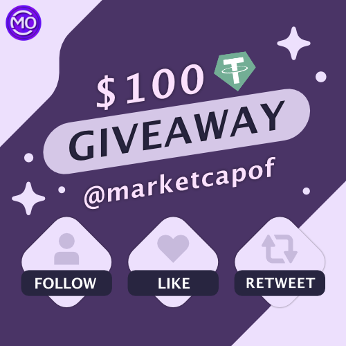 Time for me to give back to the amazing community💜

100 #Tether will be sent to 1 lucky winner.

How to enter:⬇️
1️⃣ Follow me
2️⃣ Like this
3️⃣ Retweet this

🎁Bonus step (2x chance): tweet a screenshot from marketcapof.com with your favorite pair. Use the hashtag #mco100