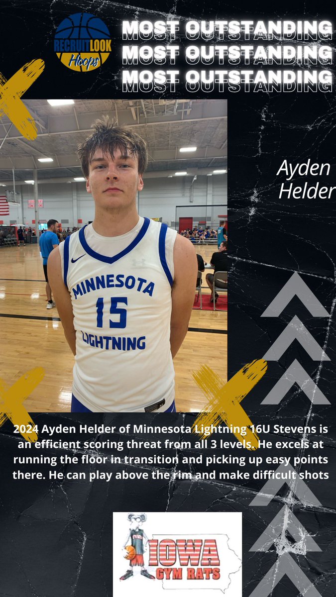 3-Level Scorer! <a href="/AydenHelder/">AYDEN HELDER</a> <a href="/MNLightningAAU/">MN Lightning</a> <a href="/IowaGymRats/">Iowa Gym Rats</a> <a href="/Midwest_Live/">Midwest Live!</a>