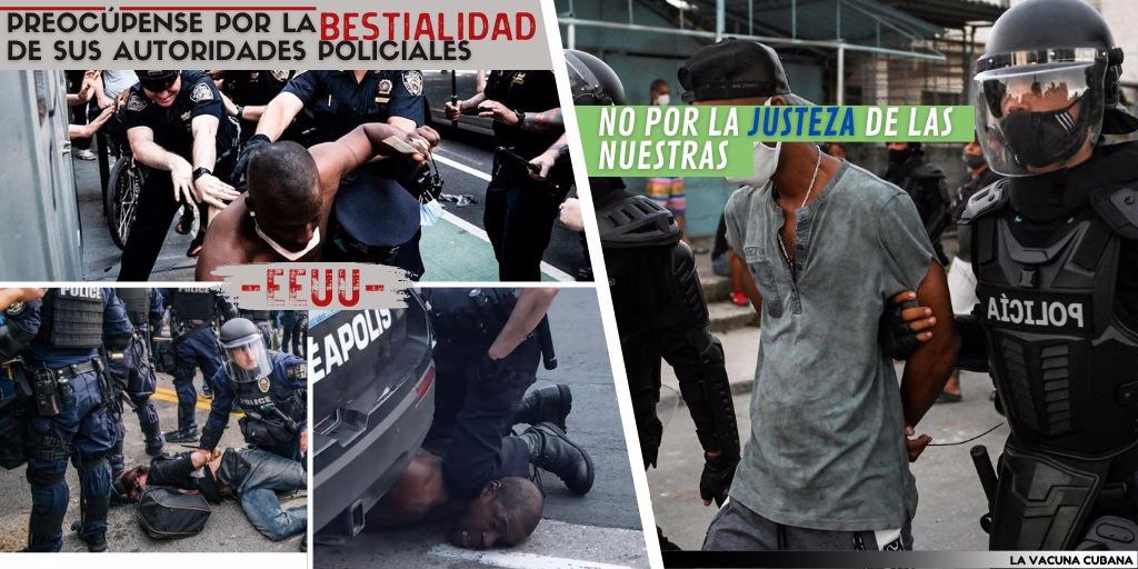 A pesar de la gravedad de los hechos vandálicos ocurridos el 11 y 12 de julio de 2021 dónde individuos alentados desde los EEUU incurrieron en conductas delictivas, Cuba ha aplicado con justeza la ley en correspondencia con estos actos. #CubaPorLaPaz telegra.ph/A-propósito-de…
