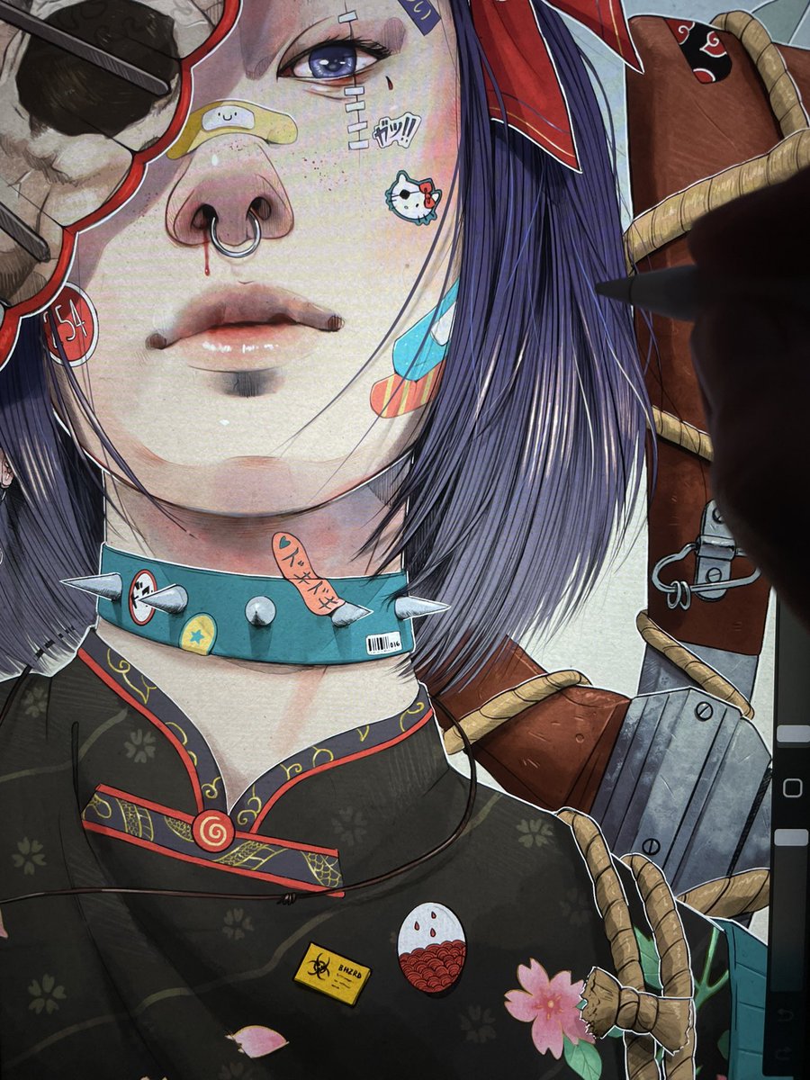 GN, fam!! My new piece is finished and I will mint it tomorrow! 🥹 I’m really happy with how it turned out!😭🙌🏻