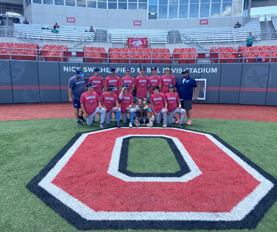 BuckeyeElite's tweet photo. Give it up for the 15U CHAMPIONS- Demand Command ⚾️👏
Congratulations! 🏆 
.
.
.
#buckeyeelitetournament #BuckeyeElite #buckeyeeliteshowcase  #15U #15ubaseball #baseball #columbusohio #champions https://t.co/8tNDCbfLqk