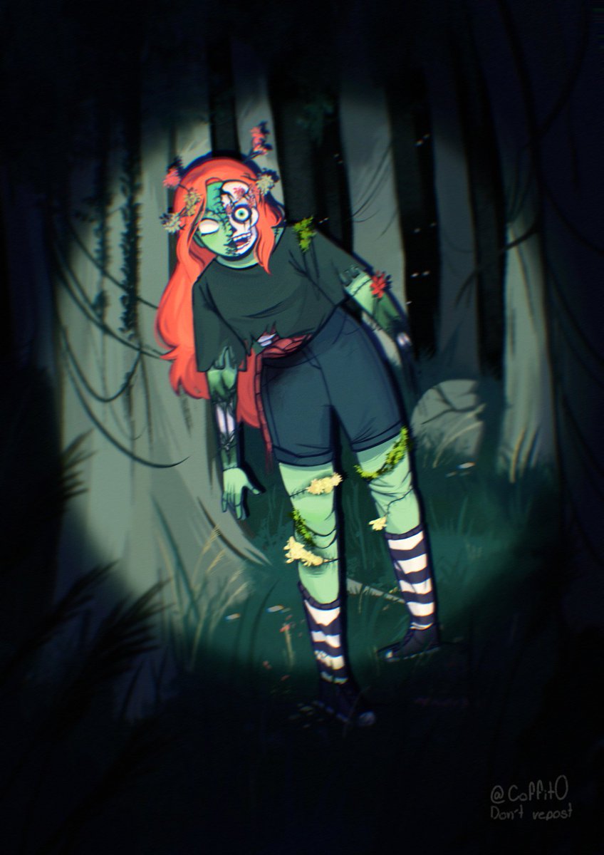 // Body horror | gore | scopophobia 
 
AYO !!!!! this is my contribution art piece for the @hermithorrors zine! Working on this project was lots of fun! Make sure you check out the rest of the artist and writers team!

 #Hermitcraftfanart