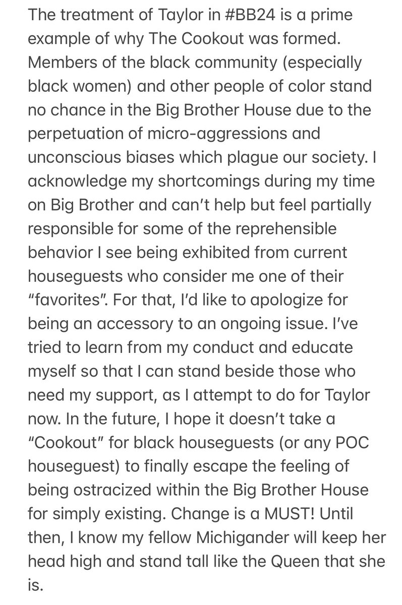 To whom it may concern…📝 #BB24