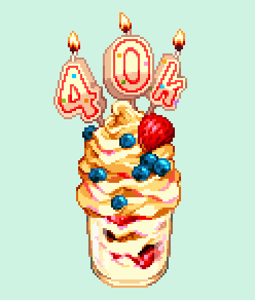 moawko's tweet photo. pixelling creamy treats is V Fun 🍦😋 #PixelArt #픽셀아트 https://t.co/FNC0EeWFe6