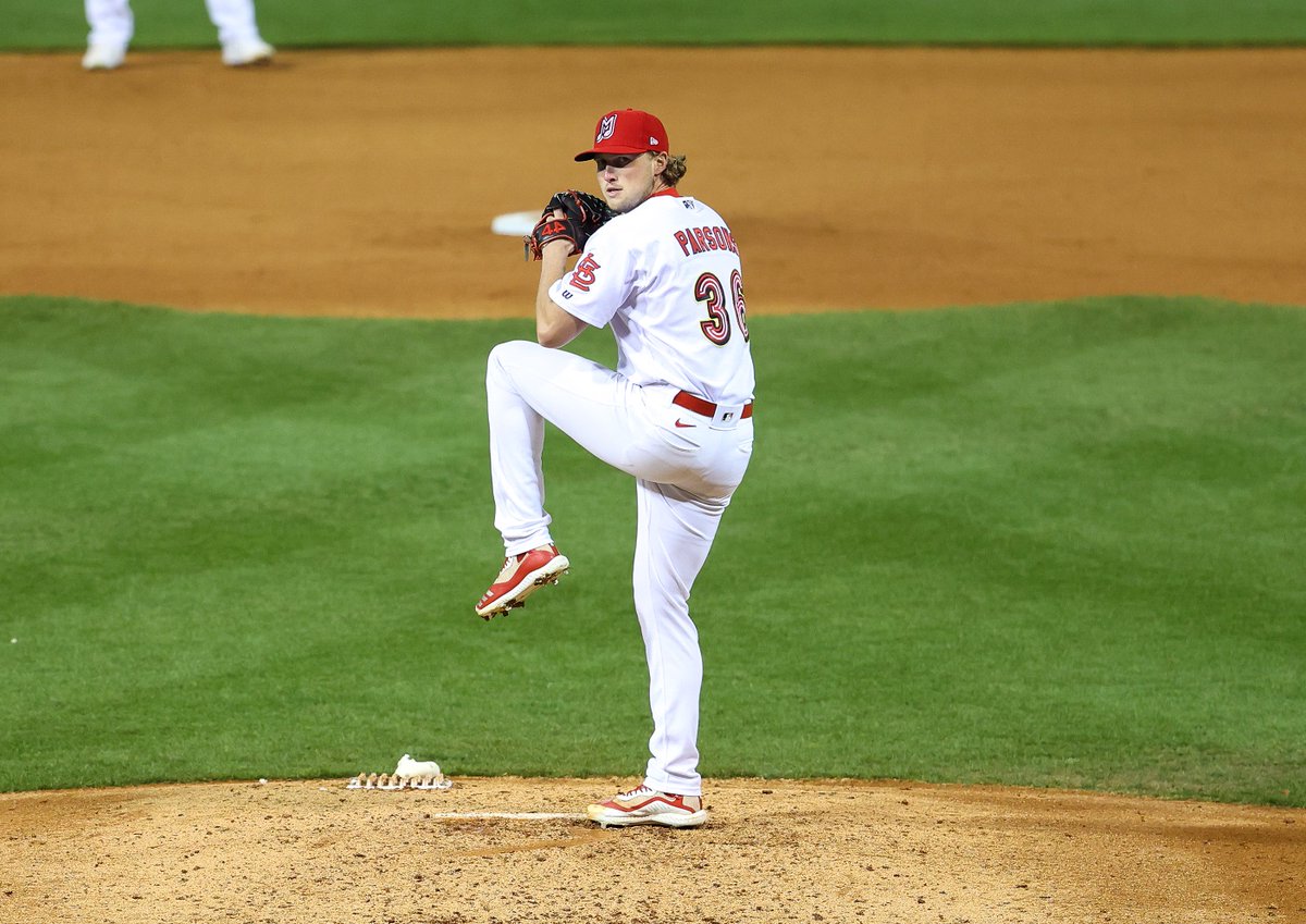 RHP Tommy Parsons (AAA) earned his team-leading sixth win of the season, pitching 4.2 innings of relief in Memphis' 9-2 win last night. In 24 games, Parsons has a 1.04 WHIP and is limiting hitters to a .195 average.

Today's #STLCards Minor League Report: bit.ly/3ymAH1m