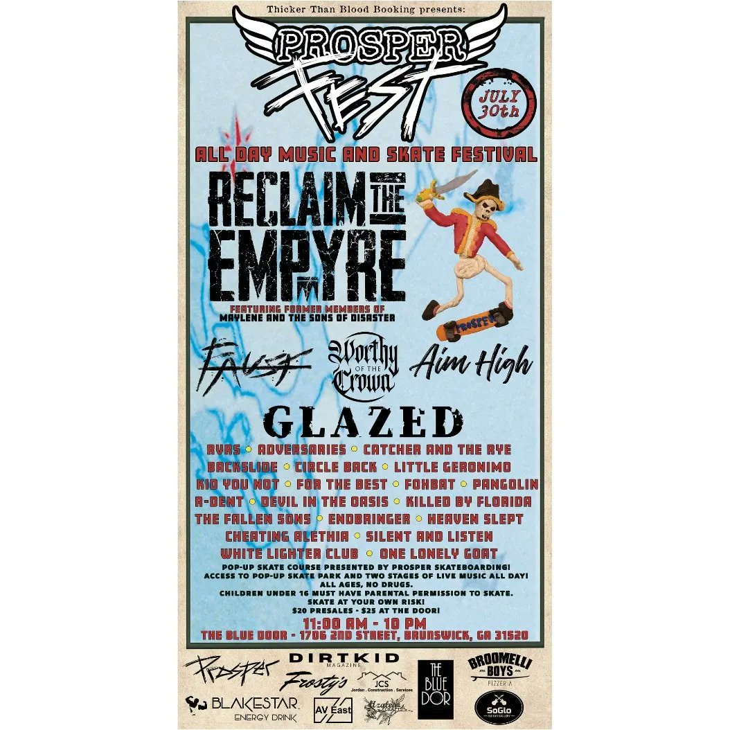 Can you hear it, squidward?

All the shred that will be happening at Prosper Fest on the 30th?