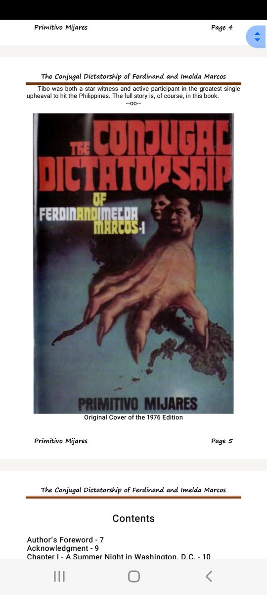 Please let me know if you need a free pdf copy of the Conjugal Dictatorship of Ferdinand and Imelda Marcos? Courtesy of the Primitivo Mijares Estate. Please PM me on Twitter.