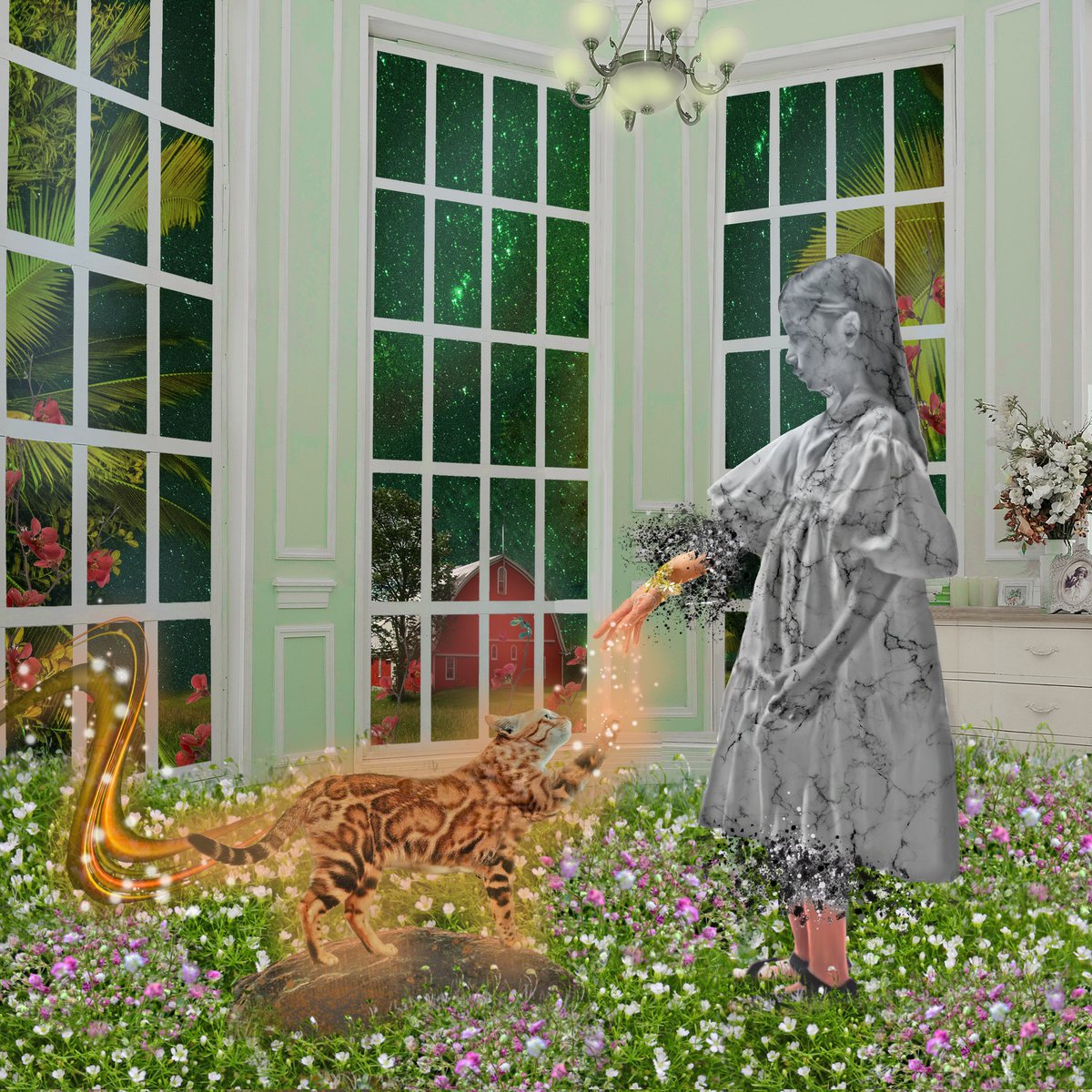 Hey #NFTCommunity
I just drop "Emancipator" for #benjaminkato contest🧚🏻‍♀️
foundation.app/@parastouart/s…
 This piece is inspired by the leopard cat, which is a symbol of struggle. It can pull our fighting spirit out of the stone shell of our body
I hope u legends like it🐆
#NFTSPACESHIP