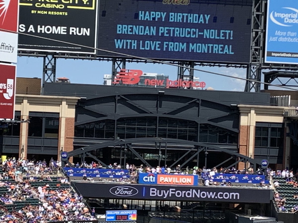 wnolet's tweet photo. Thank you ⁦@Mets⁩  for making this day special https://t.co/IMVkEBfMKL