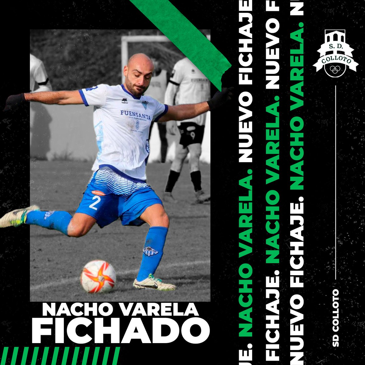 𝗡𝗔𝗖𝗛𝗢 𝗩𝗔𝗥𝗘𝗟𝗔📝

𝗣𝗿𝗶𝗺𝗲𝗿 𝗳𝗶𝗰𝗵𝗮𝗷𝗲 de la 𝗦𝗗 𝗖𝗼𝗹𝗹𝗼𝘁𝗼 para la 𝘁𝗲𝗺𝗽𝗼𝗿𝗮𝗱𝗮 𝟮𝟮-𝟮𝟯.

Canterano de la <a href="/UPLangreo/">UP Langreo ⚒</a>, jugó la temporada pasada en <a href="/EuropaNava/">Club Europa de Nava</a>.

¡BIENVENIDO!

#VanAVernosVolver #PuxaColloto💚