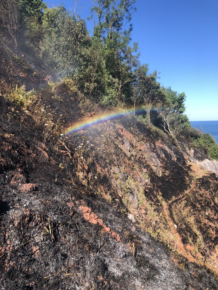 Rob Cude (@robcude) on Twitter photo Great multiagency response to a fire on the cliffs near Oddicombe Beach. <a href="/Teignmouth_RNLI/">Teignmouth_RNLI</a> <a href="/RNLITorbay/">RNLI Torbay</a> evacuated 18 people from the beach, whilst <a href="/DSFireUpdates/">Devon and Somerset Fire and Rescue Service</a> Torbay and Teignmouth crews worked with <a href="/TorbayCRT/">Torbay Coastguard</a> on the cliff extinguishing the fire. Great multiagency response to a fire on the cliffs near Oddicombe Beach. <a href="/Teignmouth_RNLI/">Teignmouth_RNLI</a> <a href="/RNLITorbay/">RNLI Torbay</a> evacuated 18 people from the beach, whilst <a href="/DSFireUpdates/">Devon and Somerset Fire and Rescue Service</a> Torbay and Teignmouth crews worked with <a href="/TorbayCRT/">Torbay Coastguard</a> on the cliff extinguishing the fire.