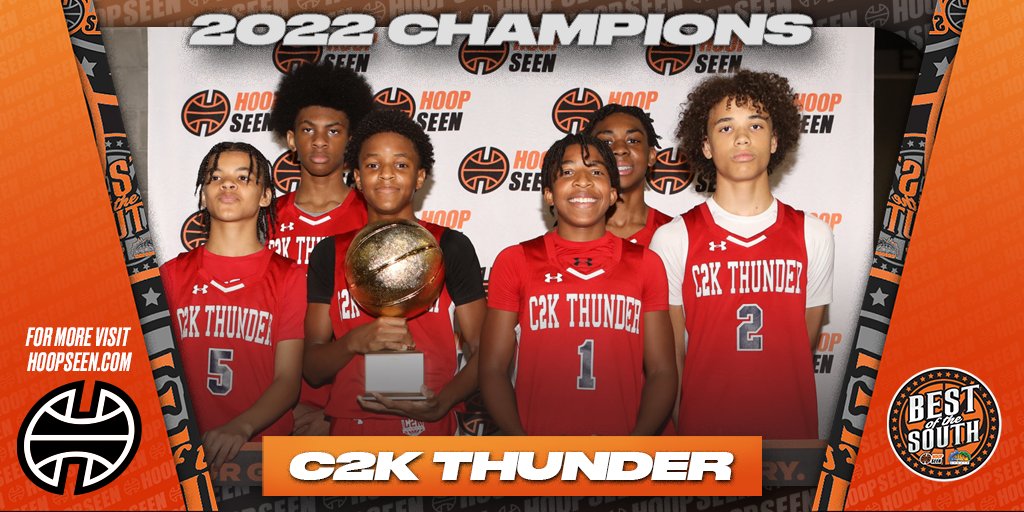 2022 Best of the South 13U TGBA Gold Championship Champions: C2K Thunder