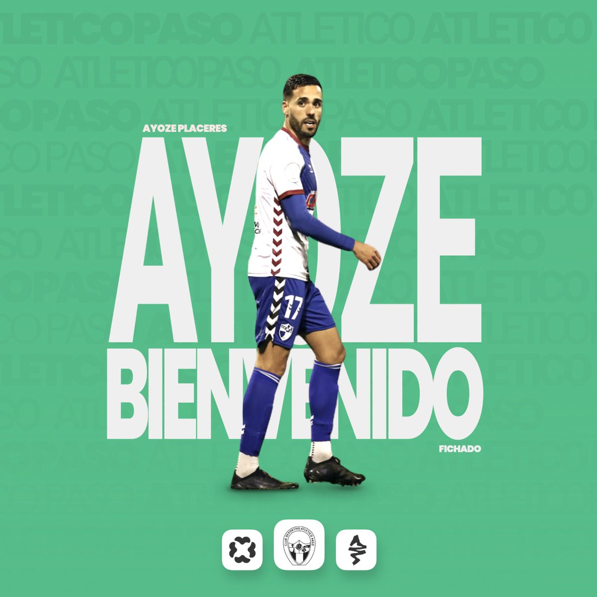 🔥 YA ESTA AQUÍ!!! 💚🖤 El primer fichaje de la temporada, el tinerfeño <a href="/ayozeplaceres/">AyozePlaceres</a> llega a El Paso para sumarse a la defensa de nuestra área tras un largo currículum en clubs de Segunda B, como el @cdebro_oficial, <a href="/Yeclano_dptvo/">Yeclano Deportivo</a> o <a href="/unionistascf/">Unionistas de Salamanca CF</a>.

Bienvenido al club AYOZE 🤜🤛