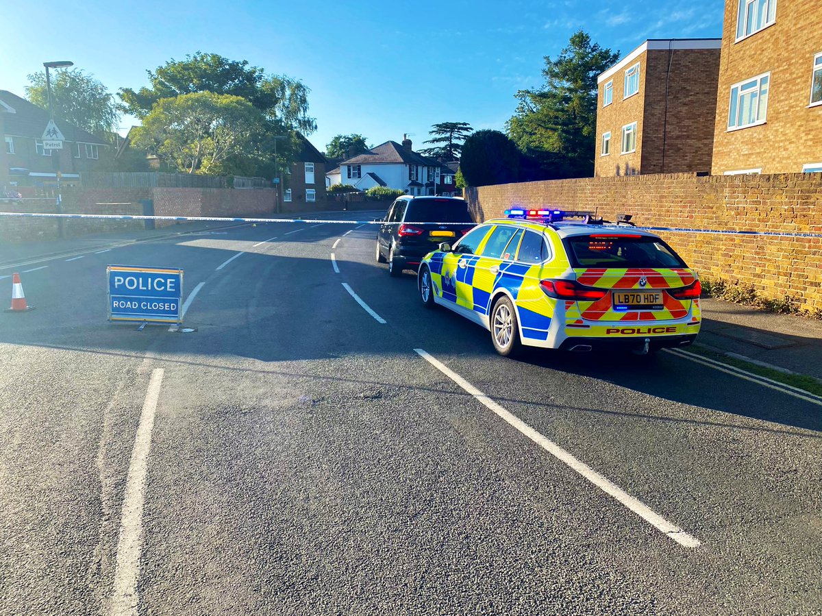 Feltham Hill Road remains closed for collision investigation following an earlier incident. Seek alternative routes ⛔️