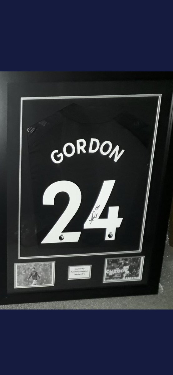 GIVEAWAY🔵🔵                                            Signed <a href="/anthonygordon/">AG</a> away shirt from <a href="/FramedShirt/">Framed Shirt</a> . Alls you have to do is retweet an like this post an follow  are page <a href="/spiritoftheblu/">spirit of the blues</a> also tag another blue winner anounced 2 weeks from now good luck blues 🤞🏻🤞🏻🔵🔵