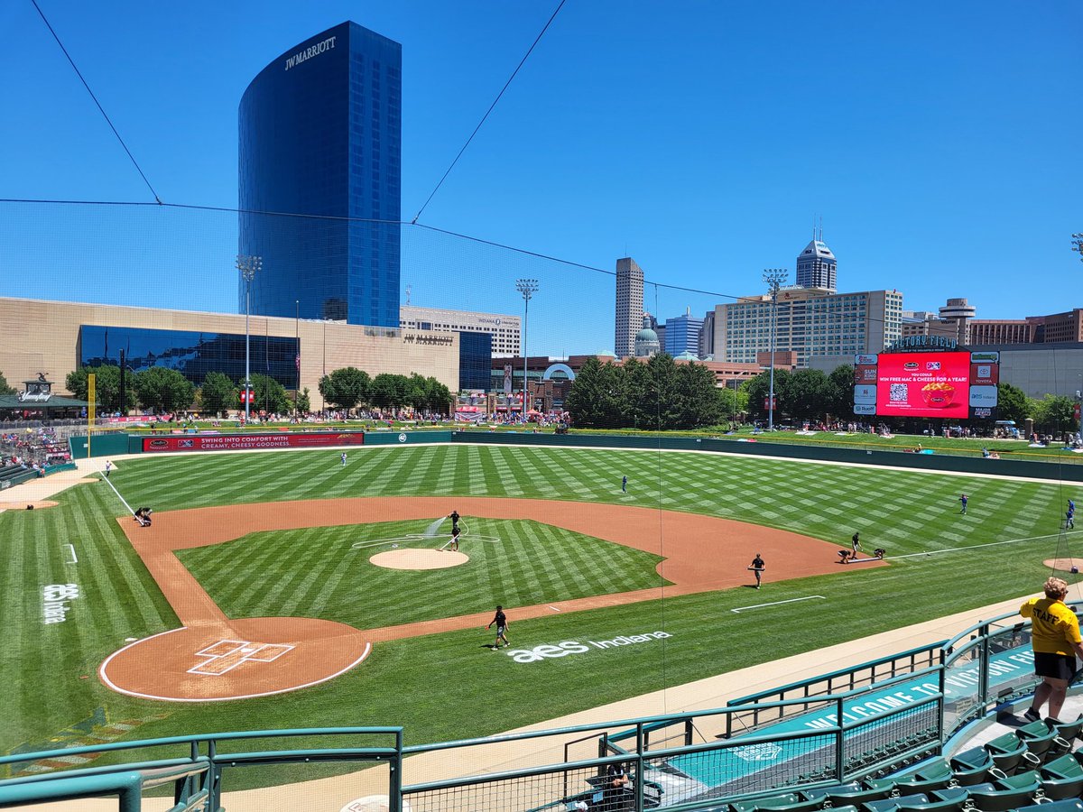 Bruce cooks up a perfect day in the sanctuary!
<a href="/indyindians/">Indianapolis Indians</a> 
<a href="/SchumacherBruce/">Bruce Schumacher</a> 
#attheVic 
#justbaseball