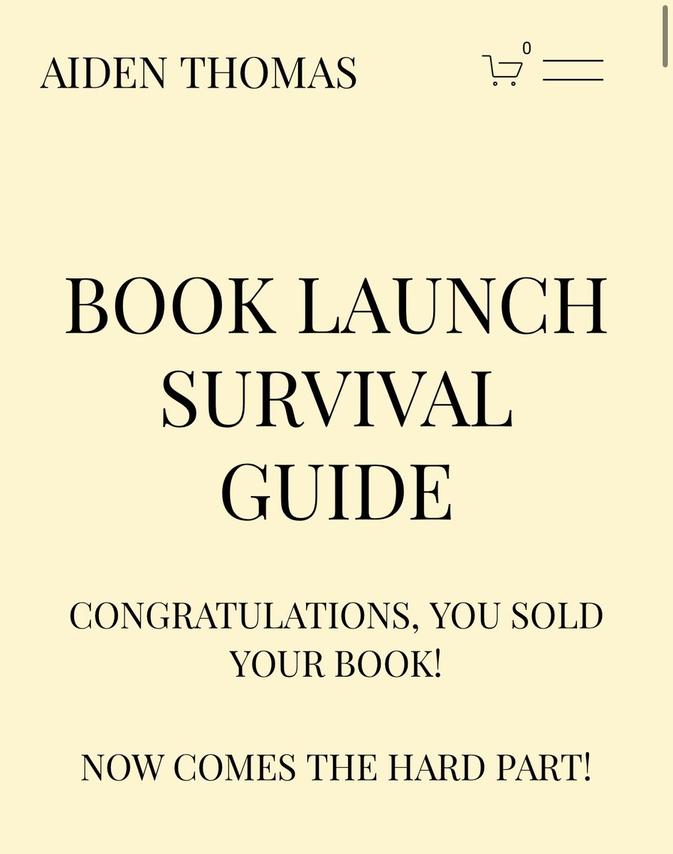 aidenschmaiden's tweet image. when i see authors stressing about publishing/launching their book, i like to remind folks—

I WROTE A BOOK LAUNCH GUIDE! there’s a bunch of info including:

✨timelines
✨social media
✨marketing &amp;amp; promo
✨preorder campaigns 
✨street teams AND MORE!

aiden-thomas.com/survival-guide