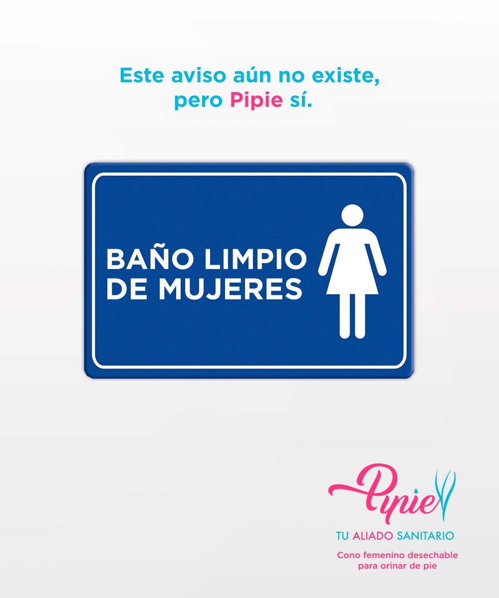 PipieMexico's tweet photo. Sabemos que cuando sales de casa es difícil encontrar baños limpios. 😣
Con Pipie no debes preocuparte más por eso, ya que es el único cono femenino desechable y biodegradable para hacer pipí de pie 💜🚽🚻
#Pipie #AdiosAlAguilita https://t.co/nEzi2OQ7GK
