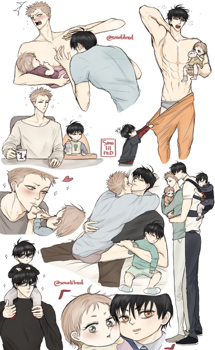 smolilred's tweet photo. One smol family ❤️
#19days #tianshan #fanart #oldxian https://t.co/n6RMFPt4nl