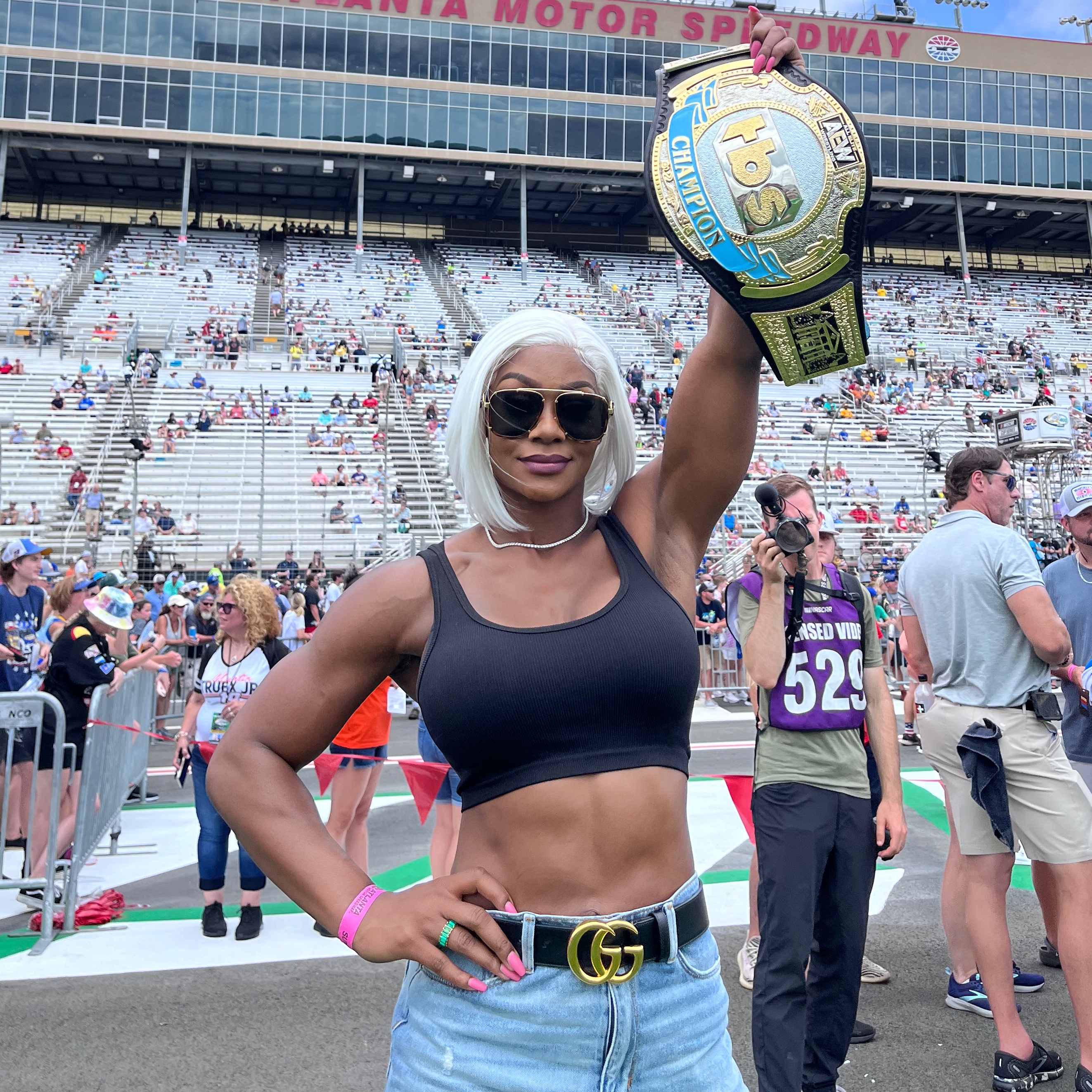 NASCAR 400: WWE And AEW Superstars Pay Visit; Check Out Photos 2