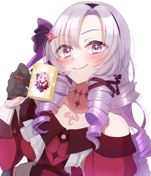 こっちは白背景ですわ〜!#サロメ百万展 